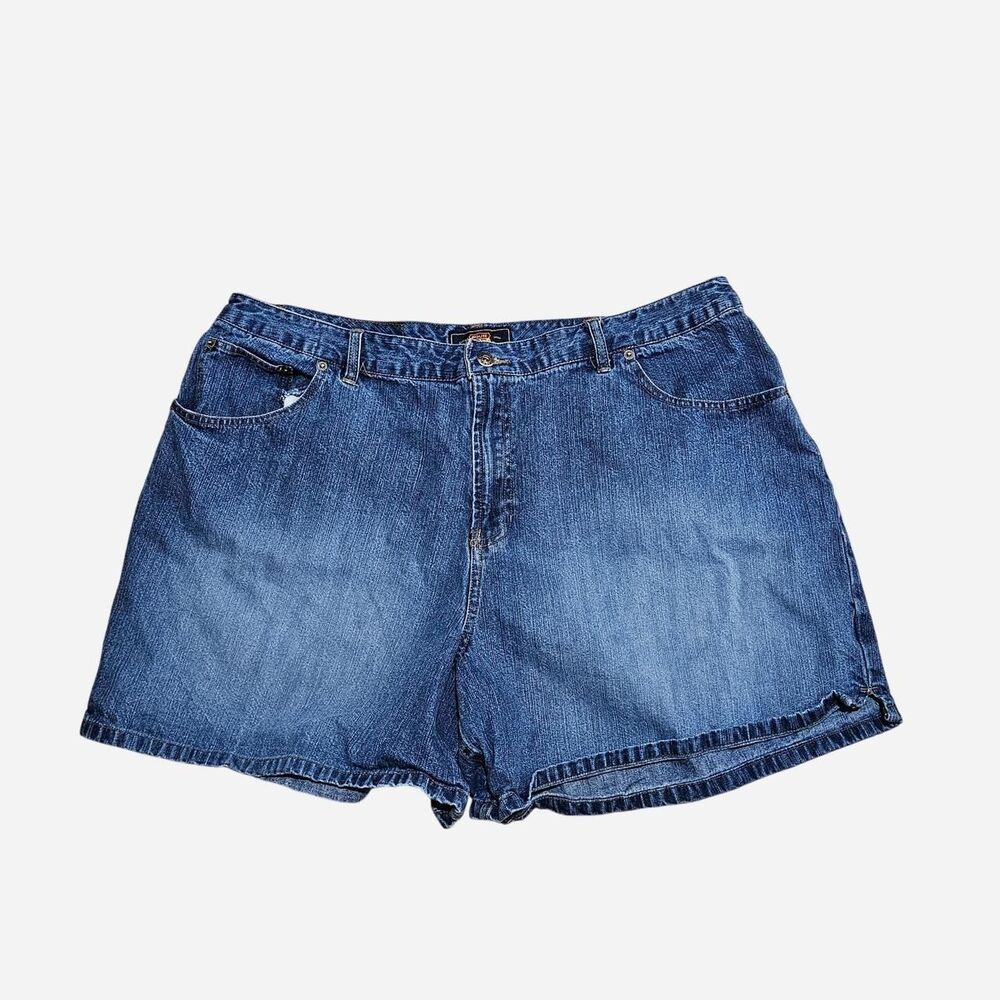 y2k boho granola denim shorts plus size 24w